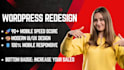 do wordpress redesign, speed up, and elementor customization