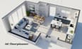 do 2d and 3d architectural floor plans in autocad, floorplanner and planner 5d