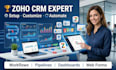 setup and customize your zoho CRM with automation, workflows, and dashboards
