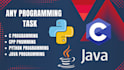 do python c cpp projects java oop programming tasks