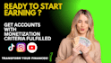 get you monetised youtube accounts