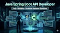 java spring boot rest API development and bug fixing