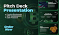 create a pitch deck for crypto exchange, nft marketplace, and defi protocol