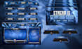 design custom twitch overlay banner and panels