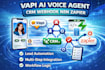 integrate vapi ai voice agent crm webhook n8n zapier