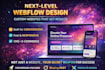 design webflow website or develop webflow website, webflow, webflow expert