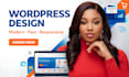 design a modern wordpress website, redesign wordpress website, wordpress design