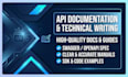 write professional API documentation and technical guides