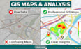 create gis maps, spatial analysis and webgis solutions