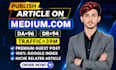 publish guest post on linkedin,com and medium,com premium guest post service