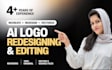 redesign or fix ai generated logo design
