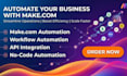fix make com, made com, make com automation, zapier automation, make com expert