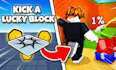 develop kick a lucky block, roblox game developer, brainrot game, roblox modeler