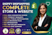 design a shopify dropshipping website