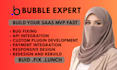 be your bubble io developer to build bubble saas bubble mvp and bubble web app