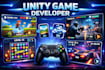 develop unity 2d 3d mobile game with multiplayer and monetization