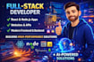 build custom full stack web app, ai website development as full stack developer