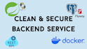 build a secure spring boot rest API with postgresql and docker