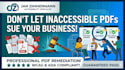 remediate pdfs and documents for ada and wcag compliance
