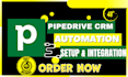 setup, automate and integrate pipedrive CRM with workflows and sales pipeline