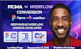 build webflow website fix webflow bugs and convert figma design
