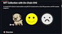 deploy a custom nft smart contract on ethereum with onchain metadata