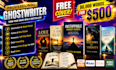 do academic and scholarly fiction ghostwriter, educational writing