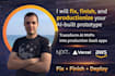 fix, finish, and productionize your ai built prototype