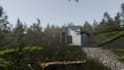 create a 3d render of a house