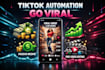 create viral faceless tiktok motivational short for tiktok automation