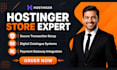 design hostinger ecommerce website woocommerce store