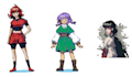 draw a pixel art character
