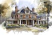 watercolor a house portrait