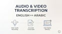 transcribe video and audio into text