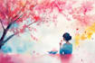 paint a watercolor illustration