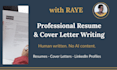 write or rewrite your resume and cover letter