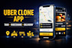 develop taxi booking app uber app rideshare app uber clone app food delivery app