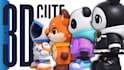 create 3d cute characters, mascots, animals, cartoon and stylized models