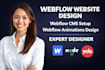 webflow website design webflow cms setup webflow animination design yola website