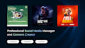 do social media management and content creation
