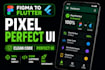 convert figma to flutter pixel perfect UI with clean code