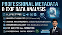 extract and analyze metadata and exif data for any file