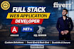 develop full stack web applications using angular and dot net