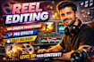 edit a reel video