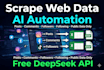 build a web scraper and API integration automation workflow with n8n