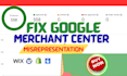 fix google merchant center misrepresentation