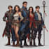 design a dnd party art and group art