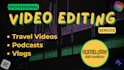 be your travel vlog editor