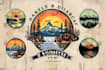 make vintage retro tshirt design for you