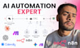 do ai integration automation, make, openai, n8n, airtable